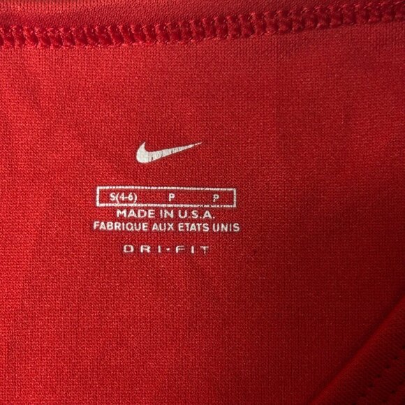 VINTAGE Nike USA National Soccer Team Jersey Women S Red Navy Dri-FIT Retro - Picture 3 of 11